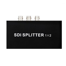 모니터 분배기 셀렉터 SDI 스플리터 1x2 멀티미디어 분할 확장기 1to 2 포트 어댑터 1080P TV 비디오 지원 프로젝터 카메라용, 35510