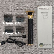 바리깡 클리퍼 이발기 바버샵 이발소 리젠트컷 투블럭 헤어컷 숏컷 남자에 대 한 전문 WateProof 머리 절단 기계 머리 트리머 전기 면도기 남자 면도기 0mm 수염 트리머, 스레드-블랙 박스