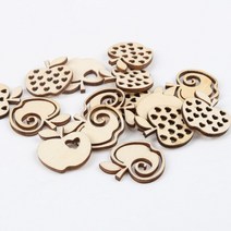나무 동물 잎 그림 스크랩북 장식 공예 수제 홈 장식 액세서리 DIY 다양한 색상, 16. 23-30mm 40pcs