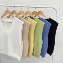[22ss 봄신상] 파스텔 니트 조끼 베스트 (8color)