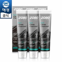 2080 퓨어 차콜치약 120gx6개