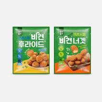 채식플랜 고기대신 크리스피 비건너겟 240g +비건 후라이드 200g, 3개