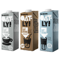 오틀리 귀리우유 1L 3종(오리지날 초콜릿 바리스타에디션) 1box 6개입, 오틀리 [바리스타]