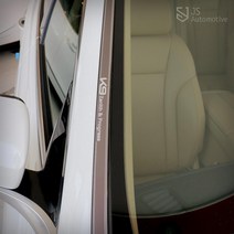 JS automotive 더뉴K9 알루미늄 메탈 카본 윈드실드 사이드 가니쉬 플레이트 몰딩 가드 보호 차량 실외 인테리어 드레스업 데칼 튜닝