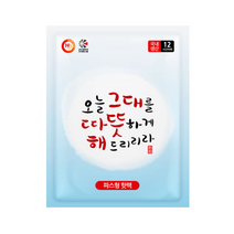 해피데이 오늘 그대를 따뜻하게 해드리리라 파스형 핫팩 50 g, 50개