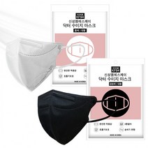 [100매] KF94 닥터수미지 마스크 새부리형 대형 화이트 블랙 보건용, KF94 닥터수미지 대형 화이트 100매