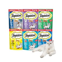템테이션 고양이 간식, 3개, 부드러운 우유맛 160g
