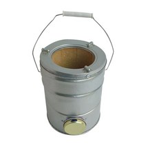 1구 1탄 연탄난로 연탄보일러 연탄 화덕 펫릿 스토브, 2단 화로 + 커버 + 304망 + 집게