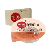 (박스)CJ 햇반 매일잡곡밥 210g 24입 대용량 즉석밥, 상세페이지 참조, 상세페이지 참조, 상세페이지 참조
