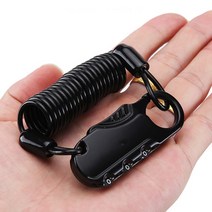 전동킥보드 킥보드 헬멧 캐리어 자전거 가방 비밀 번호 키 와이어 열쇠 자물쇠, 스프링번호자물쇠