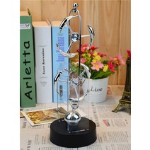 북유럽 노르딕 철제 인테리어 소품 키네틱아트 진자운동 구슬 스윙 무중력 집들이 개업 선물, X타입