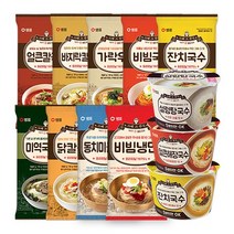 샘표 국수 국시 잔치 비빔 바지락 막국수 닭칼국수 골라담기, 비빔국수 135g