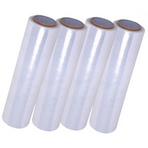 포장비닐 포장랩 포장용투명비닐랩 공업용랩 두께 25mic x 폭 500mm x 길이 250m (4개입 1박스) 대량주문 정기주문 문의대환영, 4개