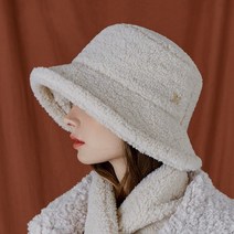 화이트샌즈 퍼 부클 버킷 햇