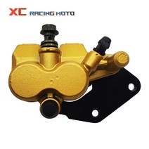 고정밀 오토바이 브레이크 펌프 캘리퍼 패드 포함 50cc Y6 용 전기 스쿠터 더트, 02 Gold