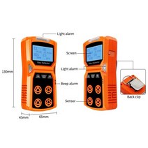 일산화탄소 CO 측정기 4 In 1 다중 가스 감지기 O2 H2S LEL 산소 황화수소 가연성 누출