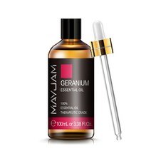 스킨 케어 100ml 제라늄 순수 천연 에센셜 오일 릴리프 편두통 마사지 아로마 오일 로즈마리 시나몬 시더우드 레몬 그라스