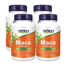 나우푸드 마카 maca 마카나우 500mg 250베지캡슐 4병