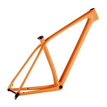 Spcycle 29er 카본 MTB 프레임 T1000 경량 산악 자전거 프레임 BSA 148x12mm 부스트 하드 테일 MTB 프레임 29, Orange+사이즈 L Matt