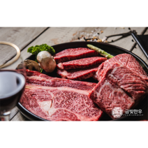 (당일출고)금빛한우 한우암소 1+등급 프리미엄 모둠구이 500g, 1개