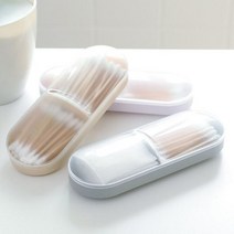 ¶⊙핫딜_A+ 보관함 수납 화장실 면봉 화장솜 케이스 인테리어소품 (Oa♭a†), 1개, Mognol™ 화이트_Mn™