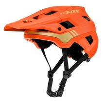 배트폭스 바이크 헬멧 MTB 산악자전거 헬멧 일체형 크로스컨트리 보드 헬멧 LA303, 오렌지색