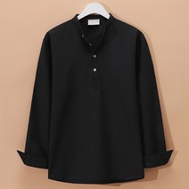 후앙스 남성용 데일리 스탠다드 옥스포드 헨리넥 긴팔 셔츠 GZCP-4922