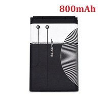 견고한 대용량 골드 BL-5C 3.7V 0.8Ah/1.02Ah/1.2Ah 배터리 노키아 2610 1100 6230 N70 N71 N72 N91, 01 금