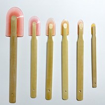 대나무 실리콘헤라(코너 마감용) / 작업도구 부자재 DIY 시공용 방수 실란트 펼치는 수공구 펴바르는, 4-6) 극소 (폭 15mm)