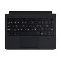 자력 흡착 무음 백라이트 무선 블루투스 태블릿 키보드 블랙, Backlit, Surface Go