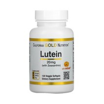 CGN 캘리포니아골드뉴트리션 루테인 지아잔틴 20mg 120정 베지 캡슐 제아잔틴 Lutein Zeaxanthin
