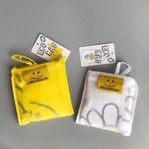 +[플렉스온]+스마일 장바구니 에코백 소풍가방 방수 귀여운 쇼핑[FLEXONmarket]+, option_흰색