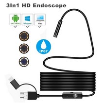 전자검사 누수탐지기 내시경카메라 배관 감지기 하수도 산업용 청음기 수분 청음봉5.5mm, 협력사, 5m