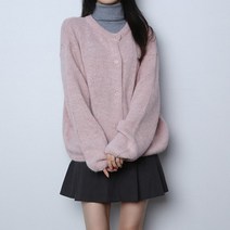 알파카 봉봉 니트 가디건(파라노말샵)