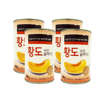 [트윈스몰] 제철에 딴 신선한 복숭아를 통째로 황도 슬라이스 400g, 4