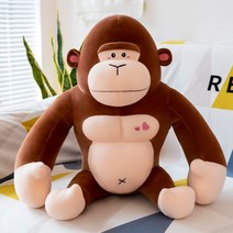 몽클 쿠션 털솜 금강오랑우탄 대전 고질라 난감 오랑우탄인형, C01-30cm, T05-대코 보수 킹콩