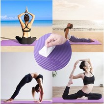(3개 구매가격)요가매트/헬스매트/운동용품/실내매트/YORA MAT, 01: 10mm 블루+스트랩