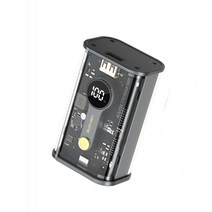 블랙박스배터리 차량보조배터리 차량 블랙박스 보조 배터리 WEKOME 20000/10000mAh 투명 보조베터리 QC 22., 02 Black_01 10000mAh
