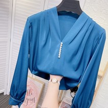 진주 실크 새틴 화이트 여성 세미정장 결혼식 하객룩 면접복장 상견례 옷차림 블라우스