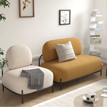 패브릭 소파 1인 2인 3인용 치과 커피숍 레스토랑 병원 식당 펜션 인테리어 의자 쇼파, C4