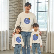 비다이어리 가족티 돌촬영 100일촬영 백일촬영 커플티 단체티 블루도트스마일 맨투맨 돌~초등생 엄마 아빠 사이즈가족티 돌촬영 100일촬영 백일촬영 커플티 단체티
