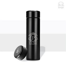 (빙고) 각인텀블러 개별이름 영문이니셜 커스텀 캐릭터 보온보냉 온도계 개인특별선물 단체 스포츠 500ml, 2, 불필요