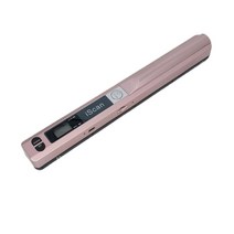 무선바코드스캐너 택배 무선 바코드 스캐너 휴대용 핸드헬드 사진 영수증 문서 가정용 비즈니스용 스캔 지원 형식, 로즈 골드