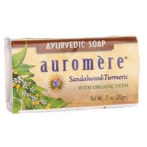 Auromere 아유르베딕 비누, 78g_샌달우드 튜메릭