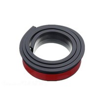 유니버설 블랙 Carbonfiber 휠 펜더 플레어 스트립 눈썹 고무 보호대 가드 안티 충돌 몰딩, 04 45mm black