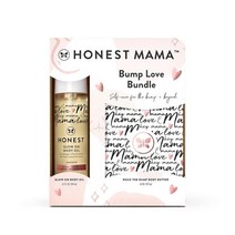 더 어니스트 컴퍼니 마마 바디 + 배꼽 범프 러브 번들 | 보습 식물성 오일 스트레치 마크 버터 크림, 바디 버터 + 바디 오일 번들