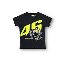VR 46 Apparel Valentino Rossi 아동용 티셔츠 (멀티컬러 사이즈 8/9)187, Size 12/14