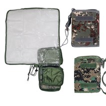 밀리터리 육군 특전사 휴대용상황판 목걸이형 지도낭 작전용 디지털 소방서 교육용