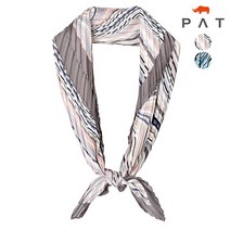 PAT 잔 플리츠 컬러 플로우 쁘띠 스카프