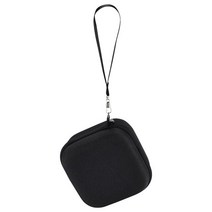 카메라 가방 Logitech BRIO C1000e 용 EVA 하드 쉘 핸드 스트랩 방수 4K UHD 카메라 가방 충격 방지 보관, 01 Black